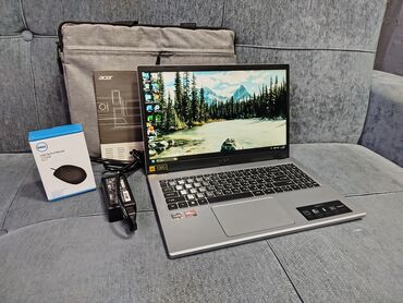 ноутбук нитро 5: Ноутбук, Acer, 16 ГБ ОЭТ, AMD Ryzen 5, 15.6 ", Жаңы, Жумуш, окуу үчүн, эс тутум SSD