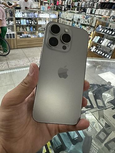 iphone 10plus: IPhone 15 Pro, Б/у, 128 ГБ, Natural Titanium, 81 % — 1