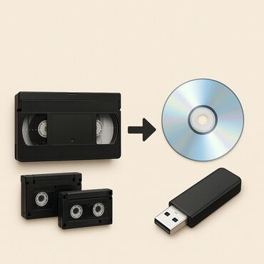 dvd disk: Bütün növ Video kasetlerin diske,flaşkarta yazılması ve mantaj