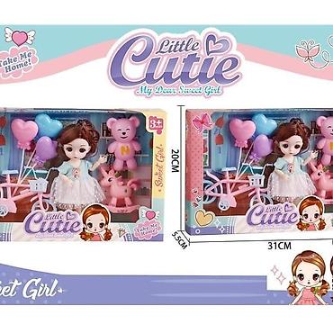 black tn: Lutka sa biciklom – set „Little Cutie: My Dear Sweet Girl“ Šifra — 1