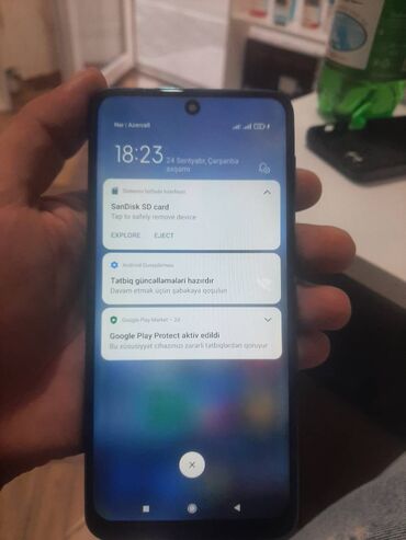 işlənmiş redmi note 8: Xiaomi Redmi Note 9S, 128 GB, rəng - Göy, 
 İki sim kartlı