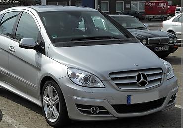 tek oturacaqlar: Mercedes-Benz B-Clasin ehtiyat hissələri - Korpus: 5 qapılı, gümüş — 1