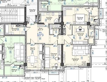 Продажа квартир: 4 комнаты, 124 м², Элитка, 22 этаж, Готовая ПСО (под самоотделку) — 8
