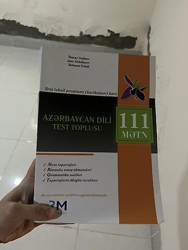 az dili test: Məhsul: “Azərbaycan Dili – Test Toplusu (111 mətn)” Müəlliflər: Tuncay — 1