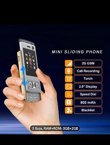 pegla za putovanja: Mini klizni telefon .Porucuje se i ceka se 10-tak dana. Obavezna — 2