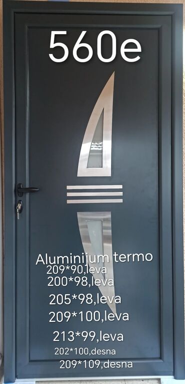 Prozori: Aluminijumski termo prozori – više dimenzija i varijanti - Kupatilski — 15