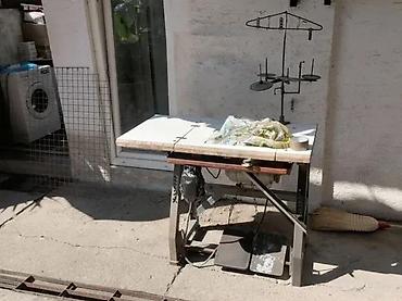 Industrijske šivaće mašine: Industrijska šivaća mašina sa postoljem i radnim stolom - Teški — 10