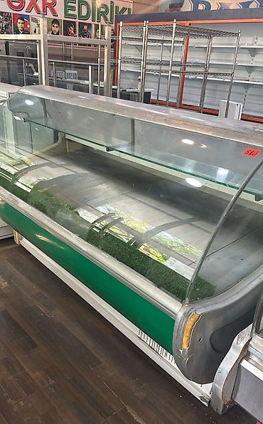 Soyuducu vitrin – market/kafeteriya üçün - Ön hissəsi panoramik
