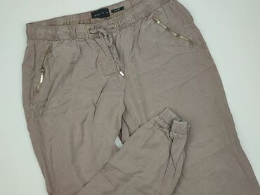 jeans jogger damskie: Mohito, Spodnie materiałowe damskie, rozmiar 2XL