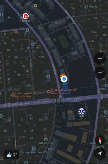 комсомольская участок: 2 комнаты, 66 м², 106 серия улучшенная, 2 этаж