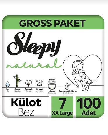 termo corab: Sleepy Natural Külot Bez – Gross Paket - Növ: Külot tipli uşaq bezi - — 1