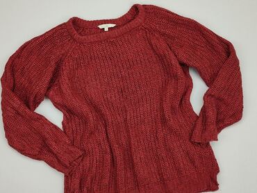 czerwone t shirty damskie: Sweter, Clockhouse, XL, stan - Bardzo dobry