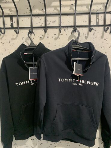 Свитера: Мужской свитер, L (EU 40), Tommy Hilfiger, Новый, цвет - Черный, Самовывоз, Бесплатная доставка, Платная доставка