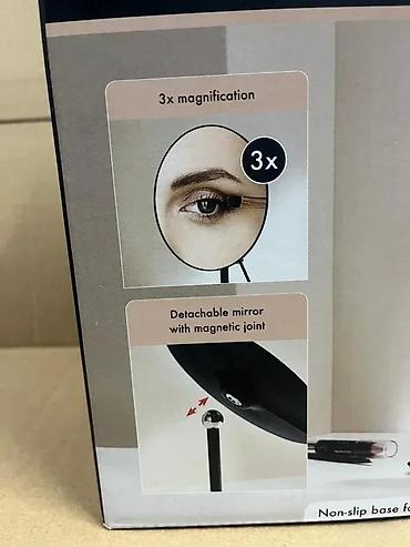 Ogledala: Cien Beauty kozmetičko ogledalo – 3x uvećanje - Stolno ogledalo sa 3x — 2