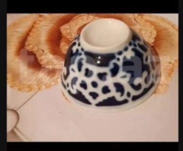 kağız pul: Keramik piyalə (çini) – milli naxışlı 1 ədəd. - Material: keyfiyyətli