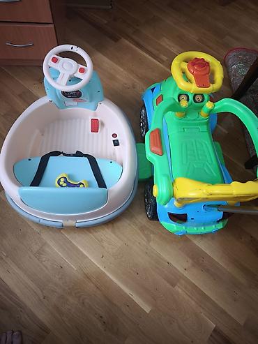 Игрушечный транспорт: Uşaq üçün iki ədəd ride-on/oyuncaq maşın dəsti 1) “Magic Car” itələmə — 3