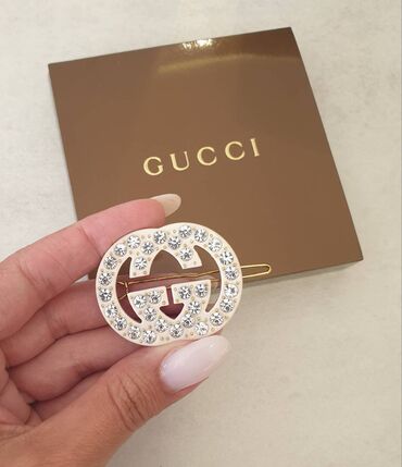 srebrne ogrlice sa cirkonima: Gucci Snalica za kosu, Odlicno stane bez ostecenja