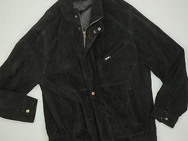 leather jacket: Męska kurtka skórzana, rozmiar XL — 1