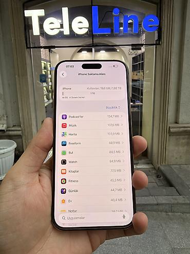 ayfon 24: IPhone 16 Pro Max, 1 TB, Desert Titanium, Zəmanət, Kredit, Simsiz şarj — 6
