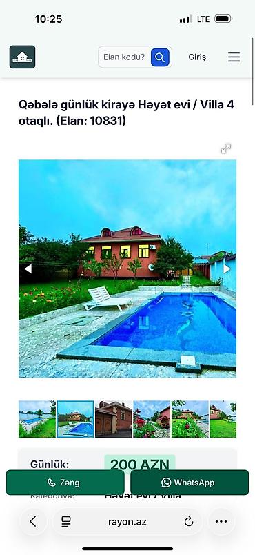 Günlük kirayə mənzillər: 4 otaqlı — 26