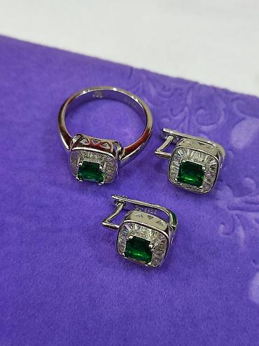 Серебряные наборы украшений: Набор украшений, Проба 925, Женские, Новый — 14