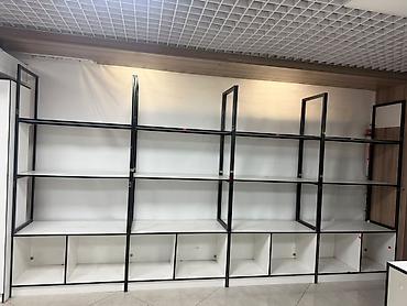Металлокаркасные торговые стеллажи и прилавок - Модульная система на