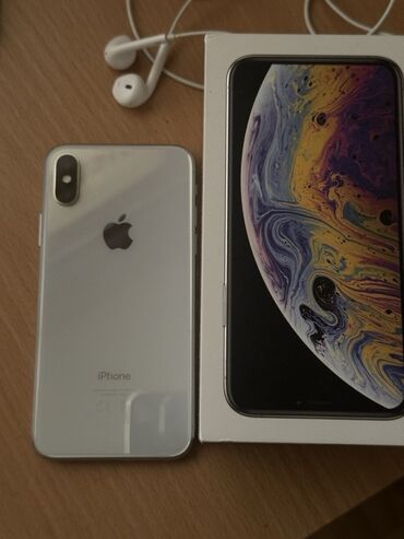 новые телефоны айфон: IPhone Xs, Серебристый, Наушники, 75 %