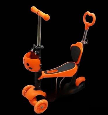 hoverboard cena: Dečiji trotinet bubamara 3u1 narandžasti. dečiji trotinet bubamara 3u1 — 1