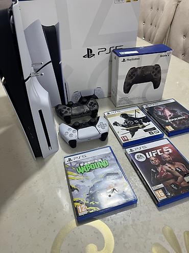 Видео оюндар жана приставкалар: 🎮 Продаётся Sony PlayStation 5 Slim — практически новая! ✨ Состояние — 4