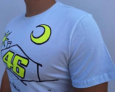 Majice: Muška majica kratkih rukava – bela, sa printom “46” i natpisom “il — 5