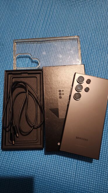 купить сим карту с красивым номером: Samsung Galaxy S24 Ultra, Б/у, 512 ГБ, цвет - Серый, 1 SIM, eSIM