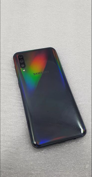 кнопочные телефоны сяоми: Samsung Galaxy A50, Б/у, 64 ГБ, цвет - Голубой, 2 SIM