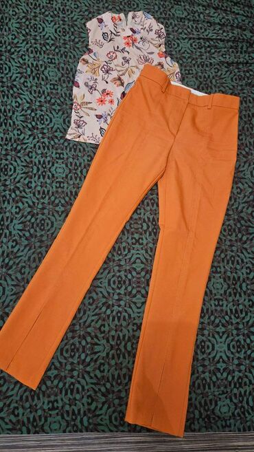 max mara pantalone: S (EU 36), Visok struk, Ravne nogavice