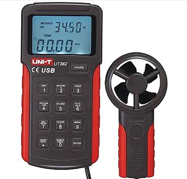 anemometr: Anemometr Model: UNI-T UT362 ( USB interface ) Qanadlı anemometr — 1