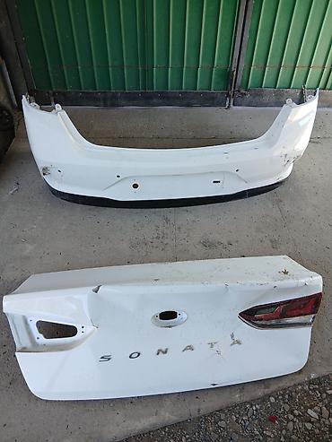 купить антену на авто: Задние кузовные детали для Hyundai Sonata (белый акрыл цвет): - Бампер — 1