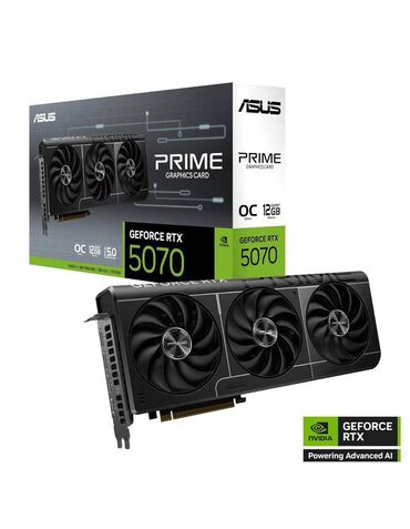 bezicni dzojstik za pc: ASUS Prime GeForce RTX 5070 OC 12G GDDR7 Gaming Graphics Card - PCIe