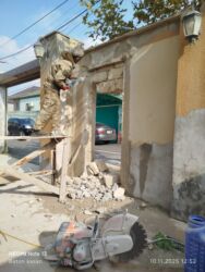 Beton işləri: #Betonkesme #betondeşmə Beton kubik kərpic - dən kəsim deşim — 8