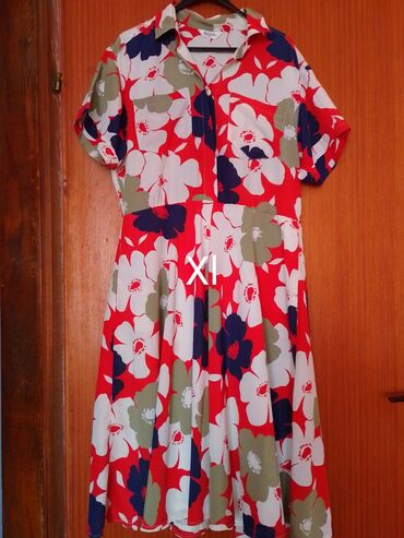 iv ice polovne haljine: 9Fashion Woman XL (EU 42), color - Multicolored, Short sleeves