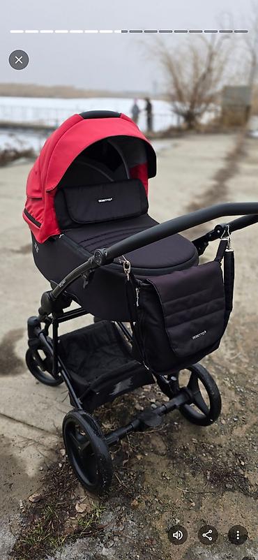 carrello bravo коляска: Bebetto torino 3в1. В комплекте: шасси; люлька; прогулочный блок; — 7