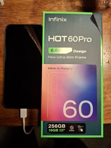Redmi: Infinix Hot 60 Pro, 256 ГБ, цвет - Серый, Сенсорный