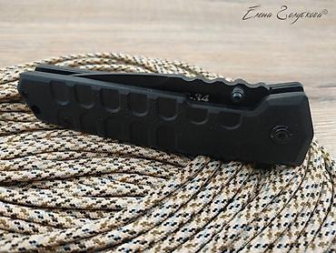 чехол а32: Складной нож Т-34 Black от НОКС, сталь AUS8, рукоять G10 Общая длина — 10