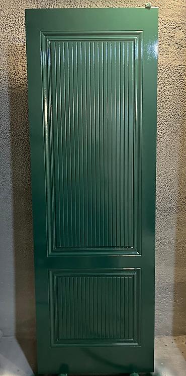 qabılar: Yaşıl rəngli daxil qapı paneli - Material: ağac əsaslı panel — 1