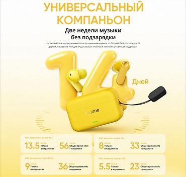 hoco eq34 plus: Беспроводные наушники Realme Buds T500 Pro Купить в Бишкеке Realme — 4