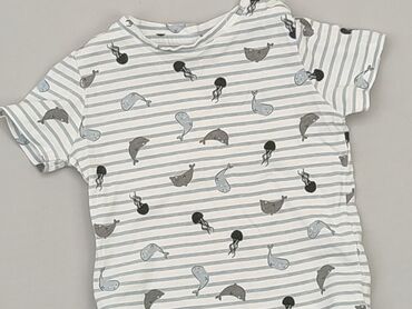koszulka z poduszkami na ramionach: T-shirt, Fox&Bunny, 0-3 months, condition - Very good