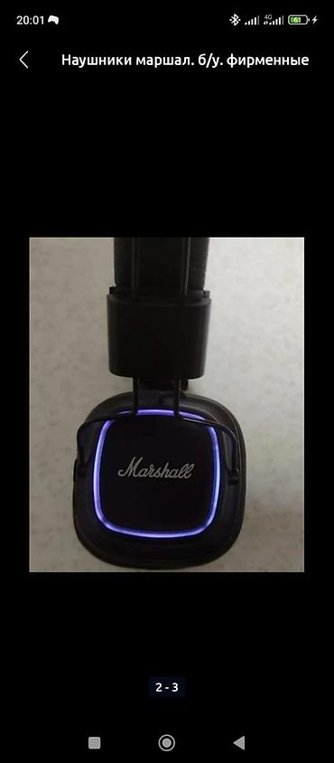 air iphone: Наушники Marshall — накладные,. складная конструкция с — 1