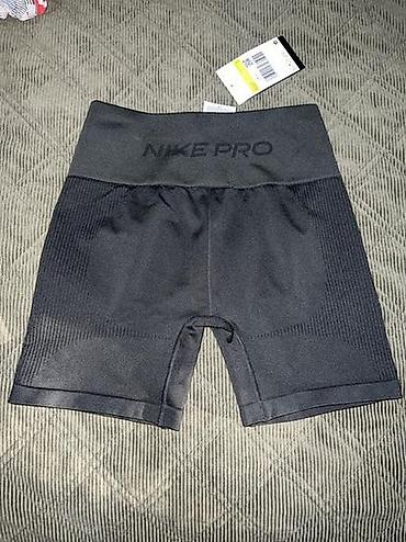 boss bermude: Nike Pro Seamless High Rise 5inch Shorts vel. S NOVO IF — 6