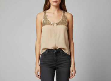 cekiny na ubrania: Urban Bliss, Top damski, rozmiar One size