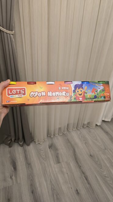 uşaq maqnitofonu: LET’S “Have Fun” Oyun Hamuru dəsti – 6 rəng - Brend: LET’S - Məhsul