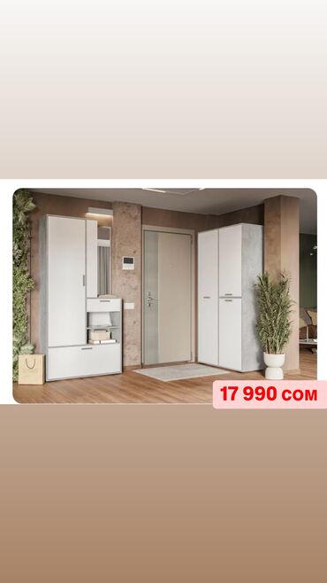 Гарнитуры для прихожей: Гарнитур для прихожей, Новый, Шкаф, Комод, Трюмо, В рассрочку, ДСП, Бесплатная доставка — 14