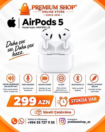 ipod nano 6: Yeni! Apple AirPods 5 ✨Tezliklə Satışda! — 1